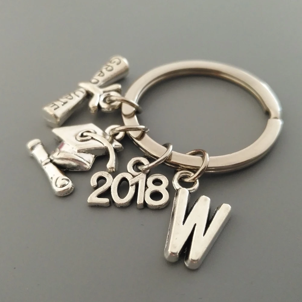2018 старшеклассник брелок для ключей колпачок дипломированный класса Keysholder 26