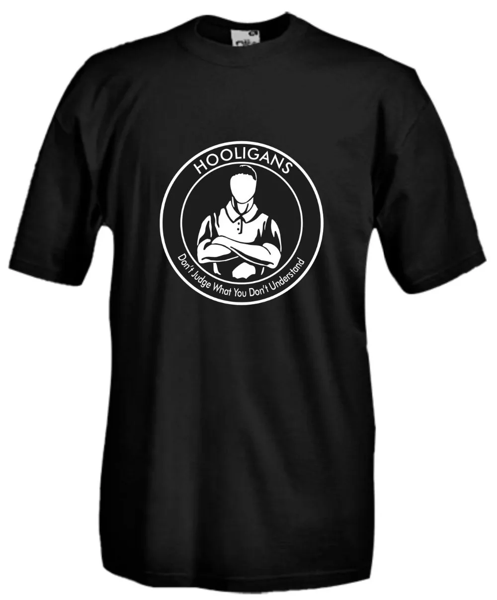 Мужская футболка с коротким рукавом Ultras Hooligans Don't judicate You neign Повседневная