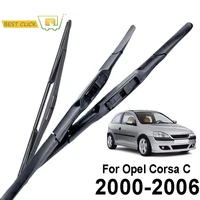 misima windshield windscreen wiper blades for opel corsa c hatchback 2000 2001 2002 2003 2004 2005 2006 front rear wiper