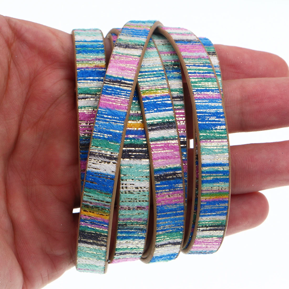 XCHARMS 10 мм цветной печатный ПУ кожаный шнур/Аксессуары для ювелирных изделий/diy