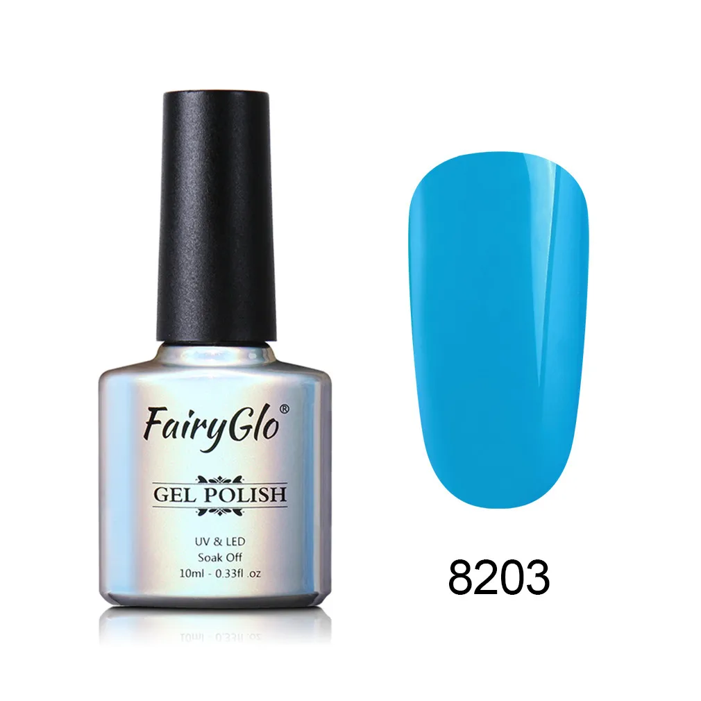 8203 FairyGlo 10 мл светящийся Гель-лак для ногтей светится в темноте флуоресцентный неоновый Гель-лак замачиваемый лак для ногтей Esmalte для ногтей - Цвет: 8203