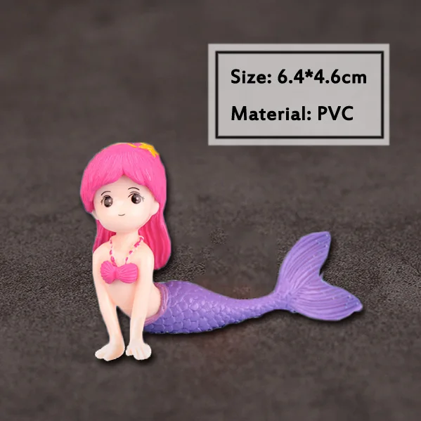 BAIUFOR рыболовная школа Русалка лотос лист Осьминог Террариум аквариумные фигурки