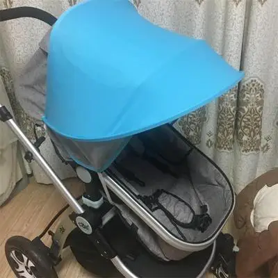 1 UV Ray солнцезащитный козырек Навес Москитная сетка для чехол для детской коляски Аксессуары для коляски солнцезащитный козырек для коляски автомобильные чехлы солнцезащитный капюшон - Цвет: 1