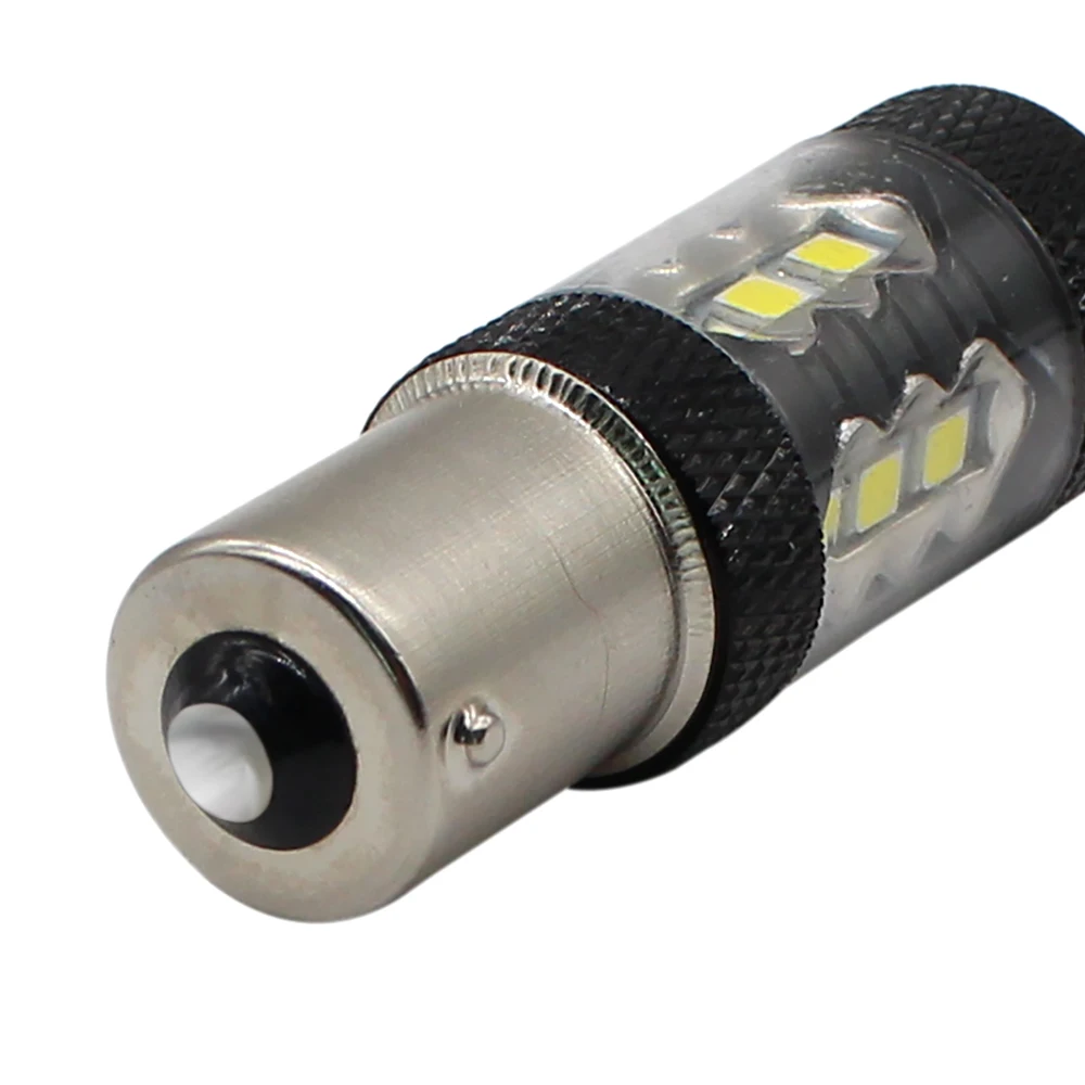 1156 светодио дный BA15S P21W S25 16 3030 SMD лампы Чистый Белый Свет автомобилей поворотов