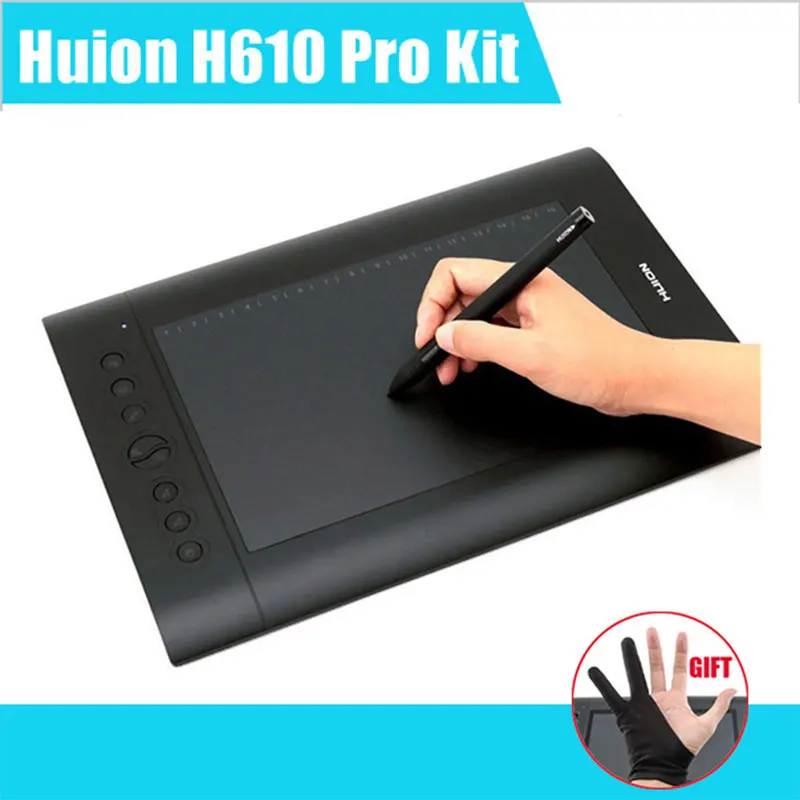 Huion H610PRO графический планшет для рисования Графический графический|pen core|tablet pc