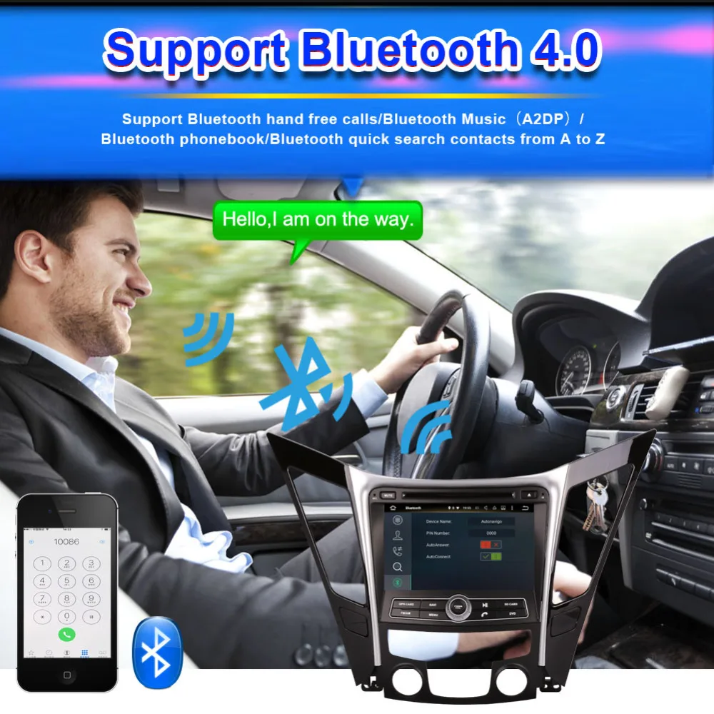 Android 8 0 Восьмиядерный 4 Гб RAM автомобильный Радио Стерео DVD плеер для Hyundai Sonata I40 I45 I50