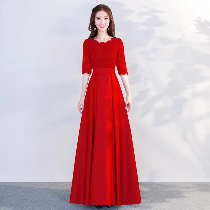 Темно-синий элегантный женский длинный Cheongsam Улучшенный китайский стиль Qipao сексуальное платье благородное вечернее длинное тонкое платье - Цвет: Style 9
