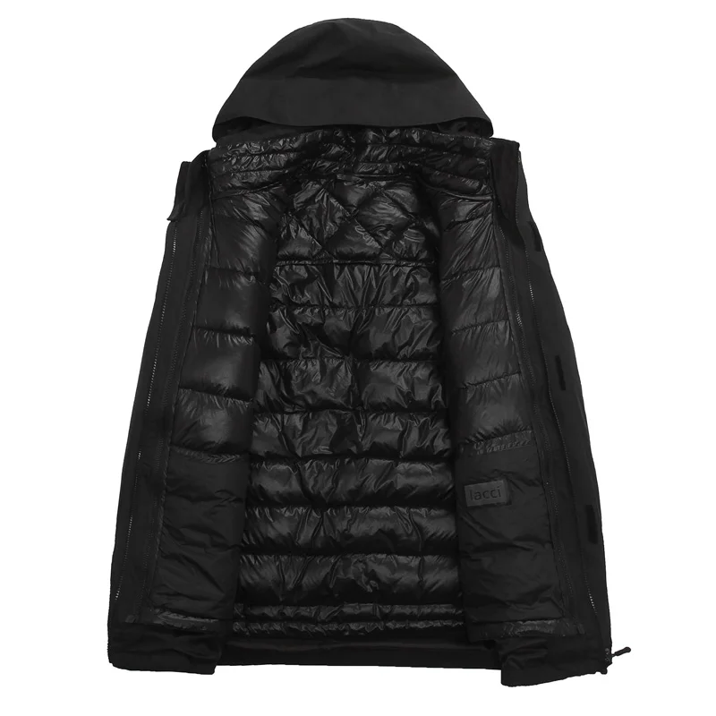 LACCI Мужская 014 B Сверхлегкая мягкая и теплая зимняя осенне весенняя куртка из