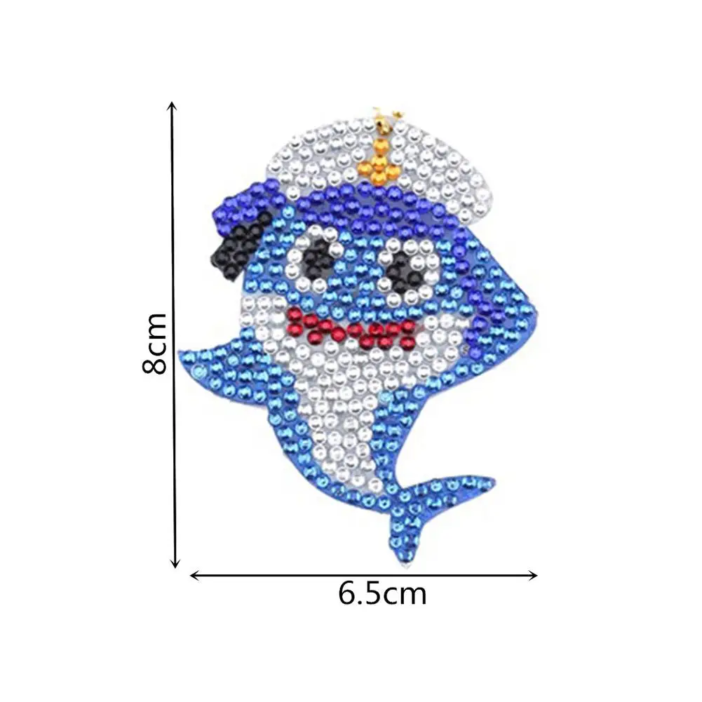 

5pcs/set Animal DIY Painting Keychain Pendant Diamond Painting Embroidery Keychain Jewelry Gift Resin Diamond Painting Keychain
