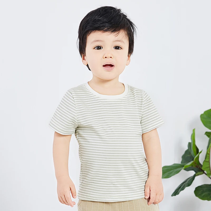 Детская футболка для девочек летняя в полоску из 100% хлопка 2019 | одежда и обувь