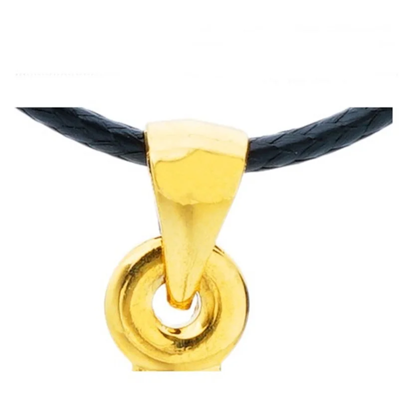OMHXFC Wholesale European Fashion Woman Unisex Party Birthday Wedding Gift Water Drop GUANYIN 18KT Real Gold Charm Pendant PN85 | Украшения