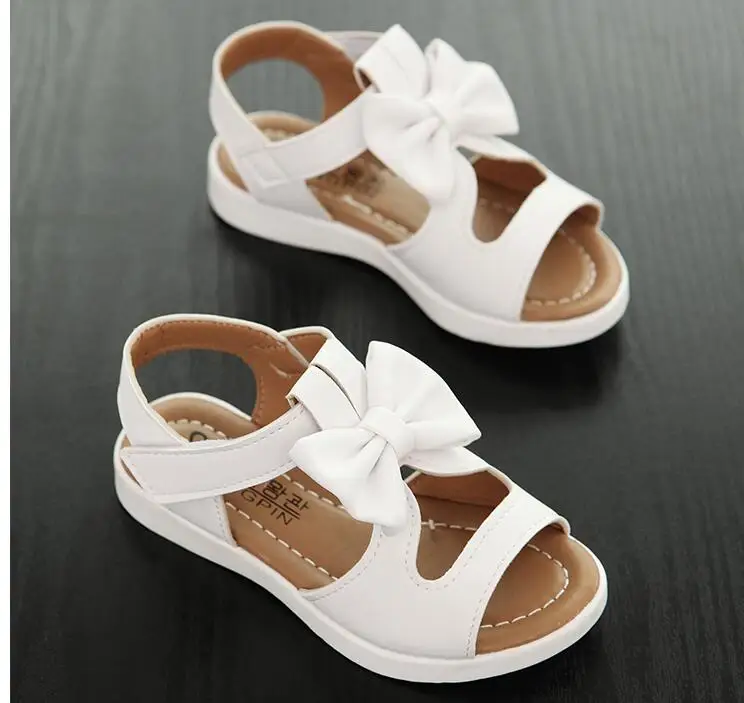 2017 летние новые корейские детские сандалии обувь для девочек принцессы с