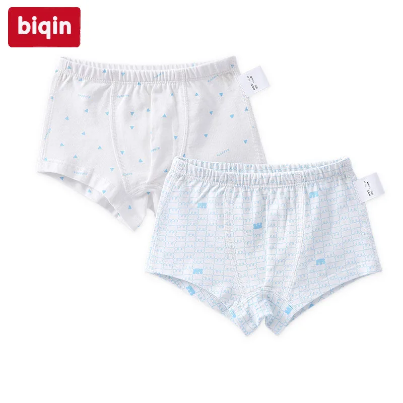 Biqin2T 5T нижнее белье для мальчиков детское девочек из чистого хлопка с рисунком