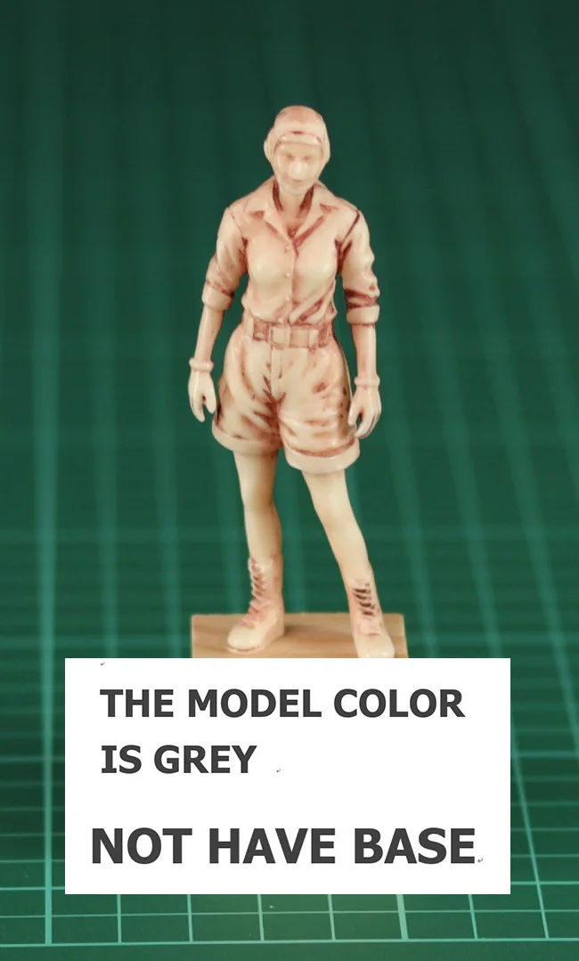 

1/20 80mm Mechanical repairman stand girl 80mm (NO BASE ) Resin figure Model kits Miniature gk Unassembly Unpainted