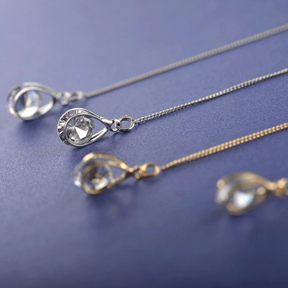 Серьги трости с фианитом модные длинные серьги|Серьги-подвески| |