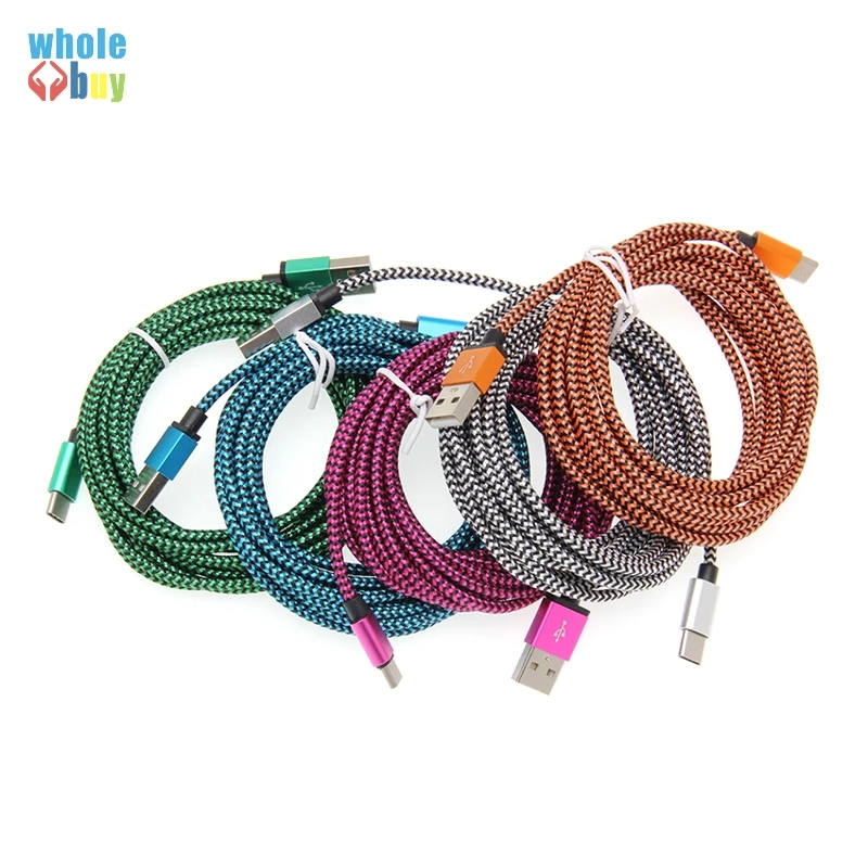 500pcs USB Type C Cable Fast Charging USb Type-c Data Cord Charger For Samsung S9 S8 Note 9 Huawei P20 Pro Xiaomi | Мобильные