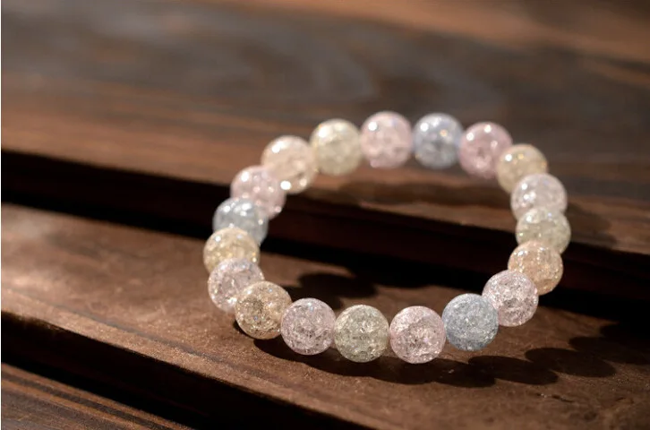 Милый свежий мороженое конфеты цвет попкорн кристалл браслет ювелирные изделия