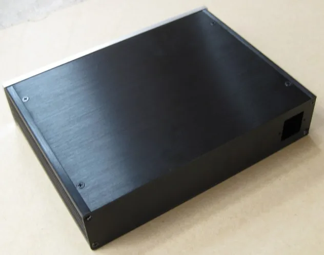 

All aluminum 2806 chassis 280 wide 60 high 210 deep suitable for preamp / DAC