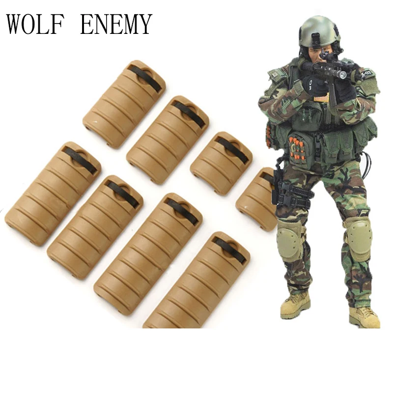 Knights handguard панель с ребрами рельсы 8 шт./компл. черный/зеленый/загар Цвет можно