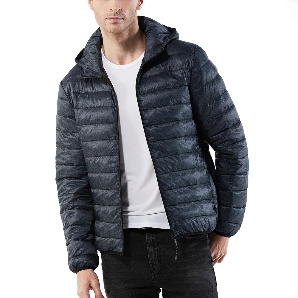 Мужская парка с капюшоном Повседневная Камуфляжная большого размера 2018|Мужские