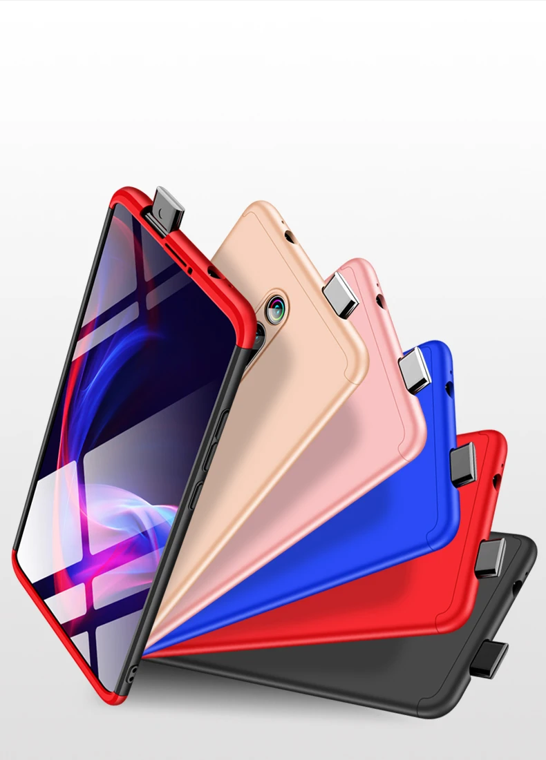 360 чехол с полной защитой для mi 9T Pro Red mi K20 Pro, чехол для телефона 3 в 1, матовый пластиковый жесткий чехол для задней панели для Red mi Note 8 Pro 8A 8