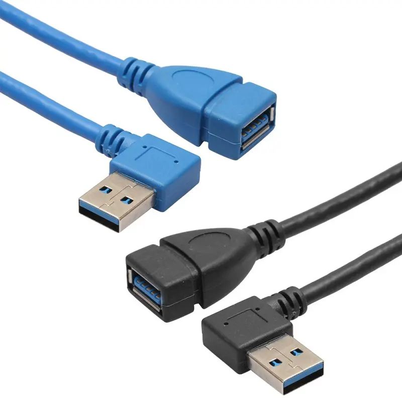 1 шт. кабель удлинитель USB 3 0 под прямым углом 90 градусов|Кабели передачи данных| |