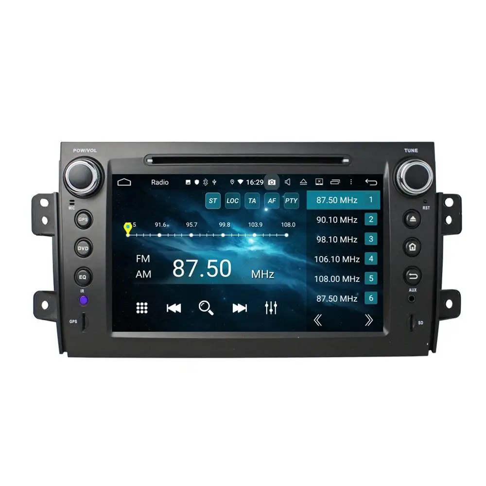 

CarPlay & Android Авто PX6 Android 10 автомобильное радио DVD GPS навигация Bluetooth WIFI для Suzuki SX4 2006-2012 мультимедийный плеер