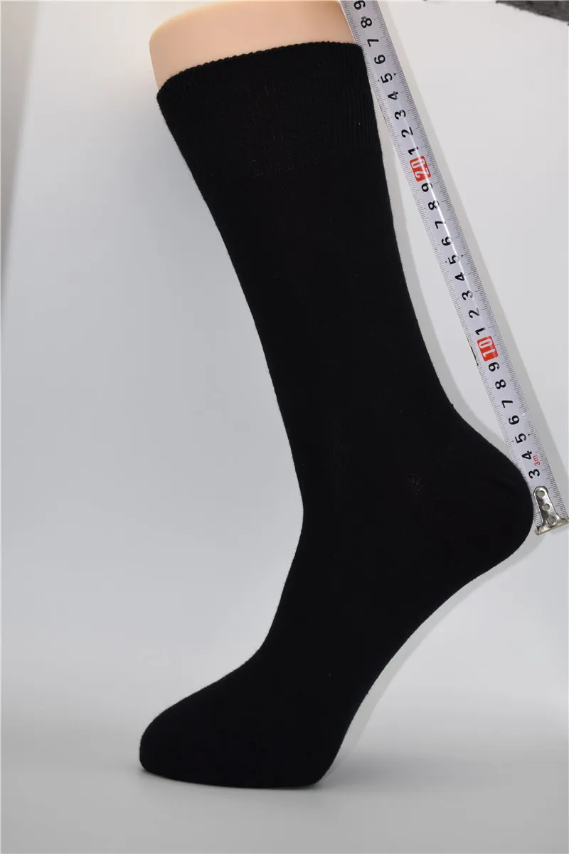 Fcare 10 шт = 5 пар 40,41, 42,43, 44,45 большие длинные ноги деловые носки calcetines мужские теплые Свадебные черные носки