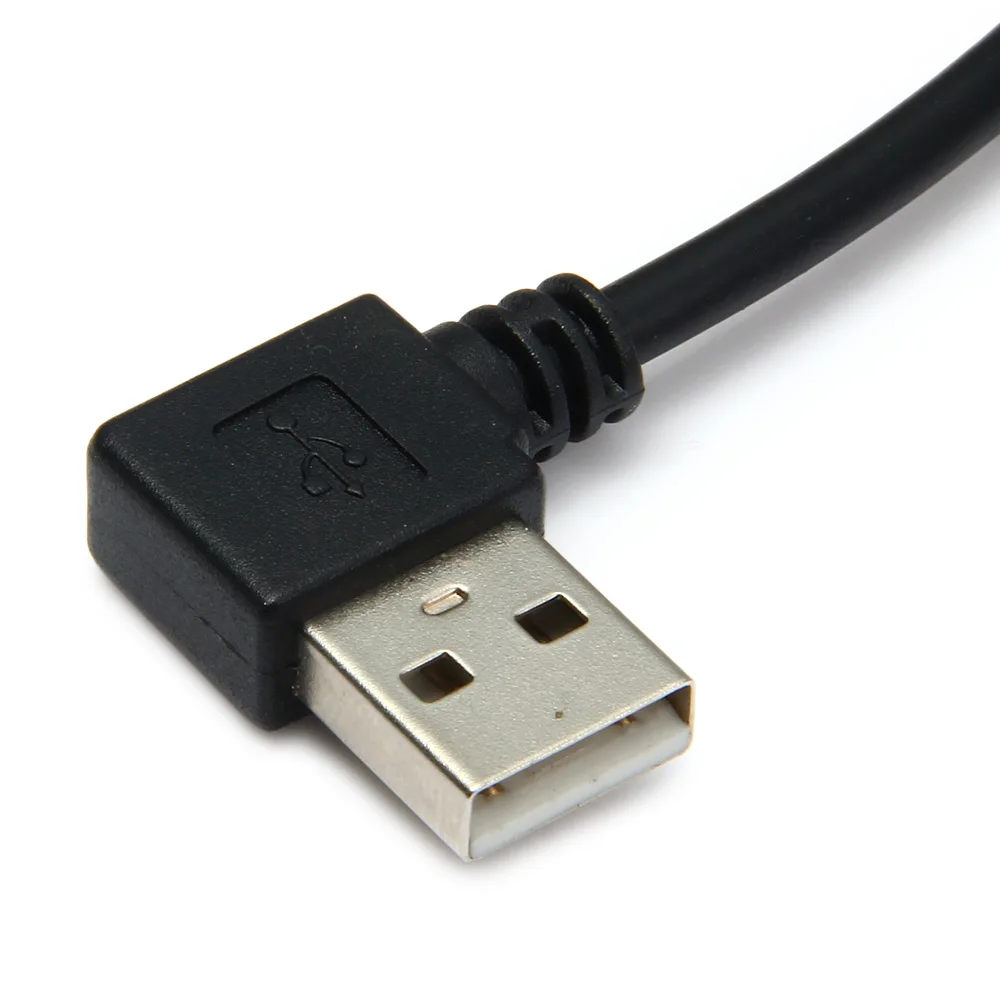 CY левый Угловой USB 2 0 A папа для левого угла B 90 градусов кабель принтера сканера 20