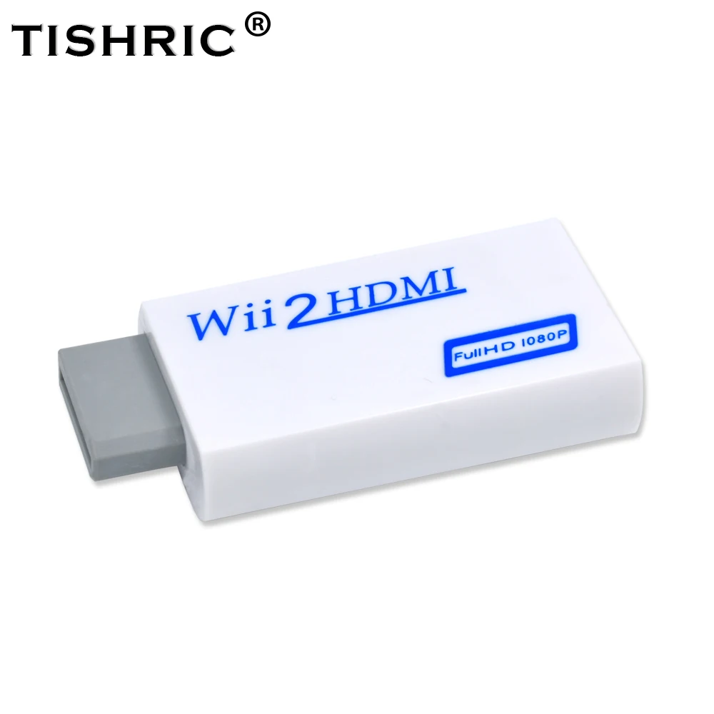 TISHRIC WII2HDMI 3 5 мм стерео аудио разъем конвертер Папа мама адаптер 720P для HDTV|Кабели