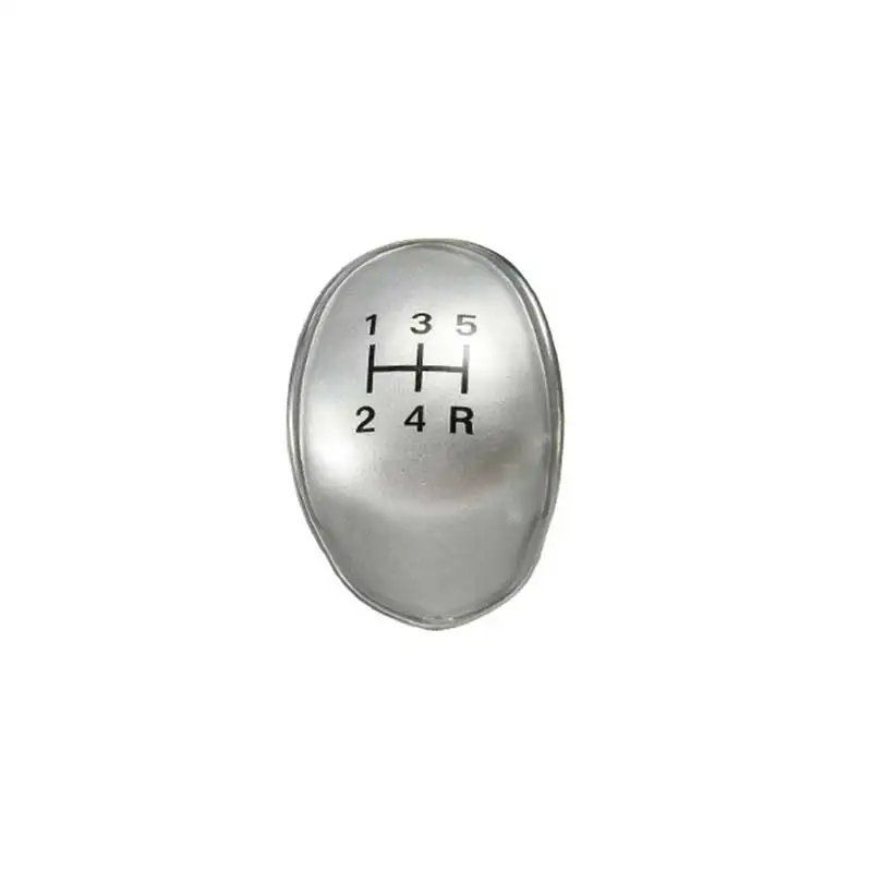 5 Speed Silver Cap 5/6 скорость ручного автомобиля ручка переключения рукоять рычага головки крышки гетры загрузки чехол для Ford Focus 2 Fiesta MK7 Focus MK2 Transit - Название цвета: 5 Speed Silver Cap
