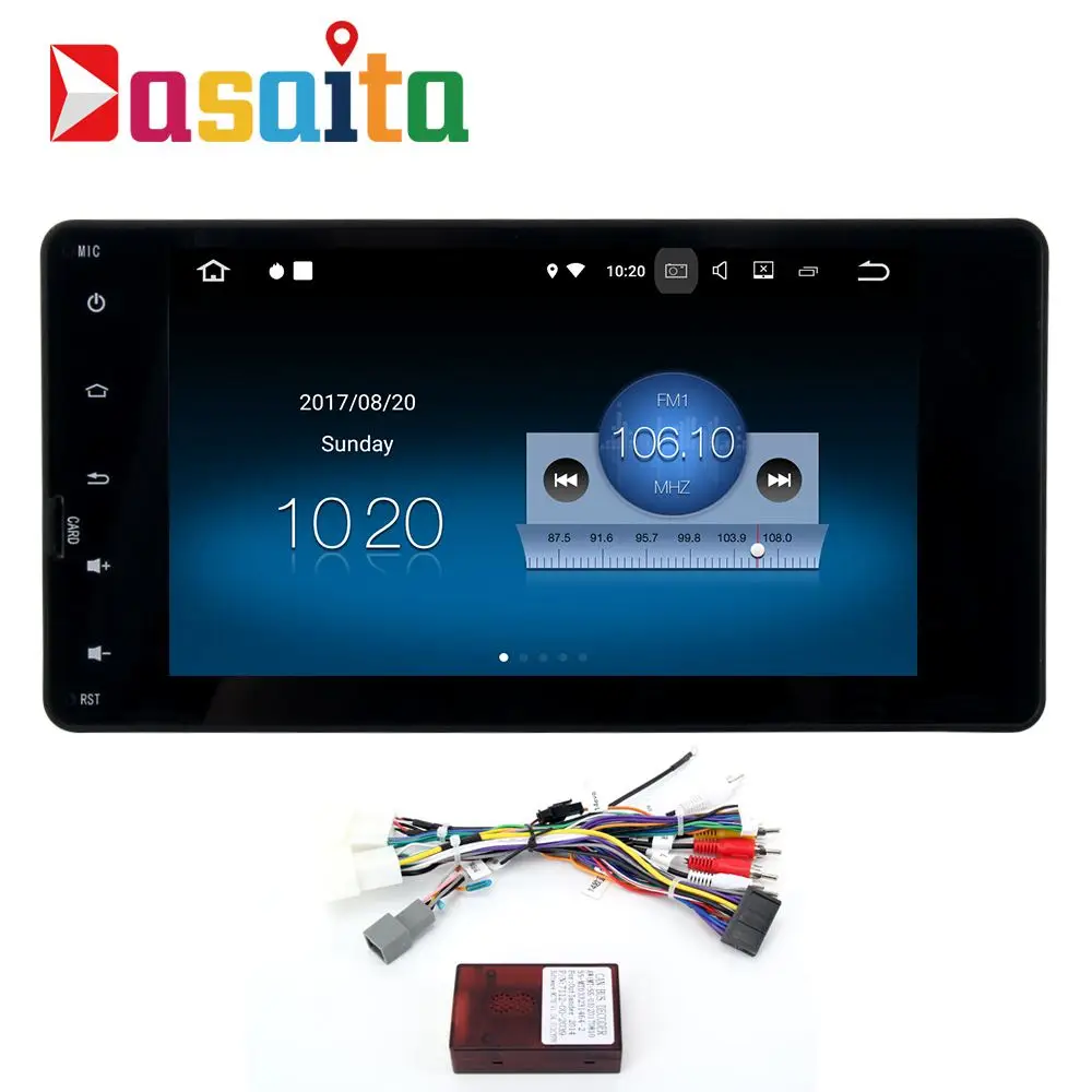 with 07-13 canbus Dasaita " Android 9,0 Автомобильный gps плеер Navi для Mitsubishi Outlander Lancer-X ASX- с 2G+ 16G четырехъядерный стерео без DVD - Цвет: with 07-13 canbus