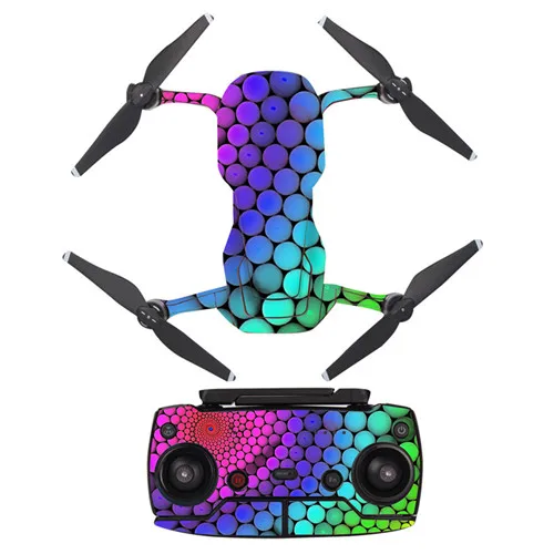 DJI Mavic Air стикер ПВХ Виниловая Наклейка Набор для кожи пульт дистанционного управления батарея обертывание водонепроницаемый - Цвет: YSDJA0090