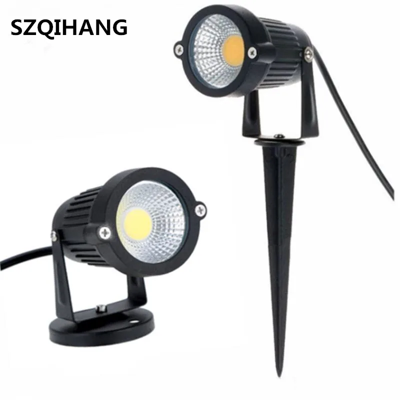 

Outdoor Garden LED Light 12V 10W COB LED Lawn Spike Light Pond Path Landscape Spot Light Waterproof Bulbs AC85-265V