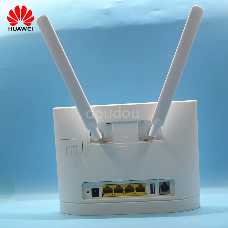 Разблокированный используемый HUAWEI B315 B315S-608 с антенной 4G LTE CPE 150 Мбит/с 4G LTE FDD беспроводной шлюз Wifi маршрутизатор PK B310 B593 E5186