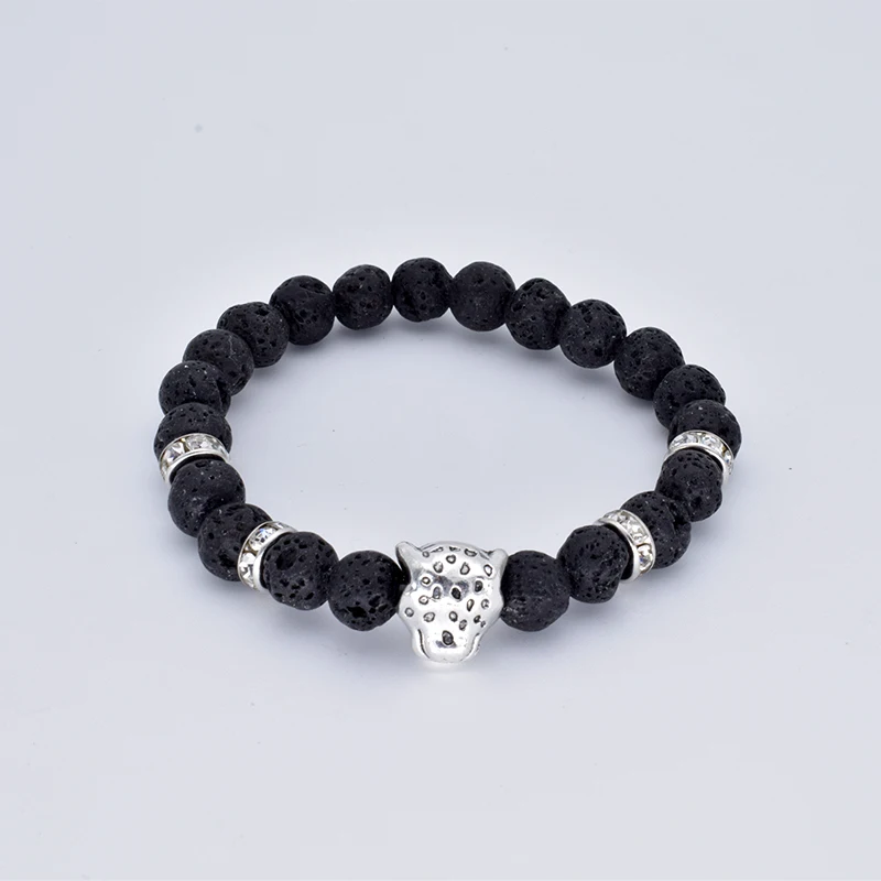 Браслет из вулканизированных камней для мужчин и женщин 161|bracelets for|head braceletbead bracelet