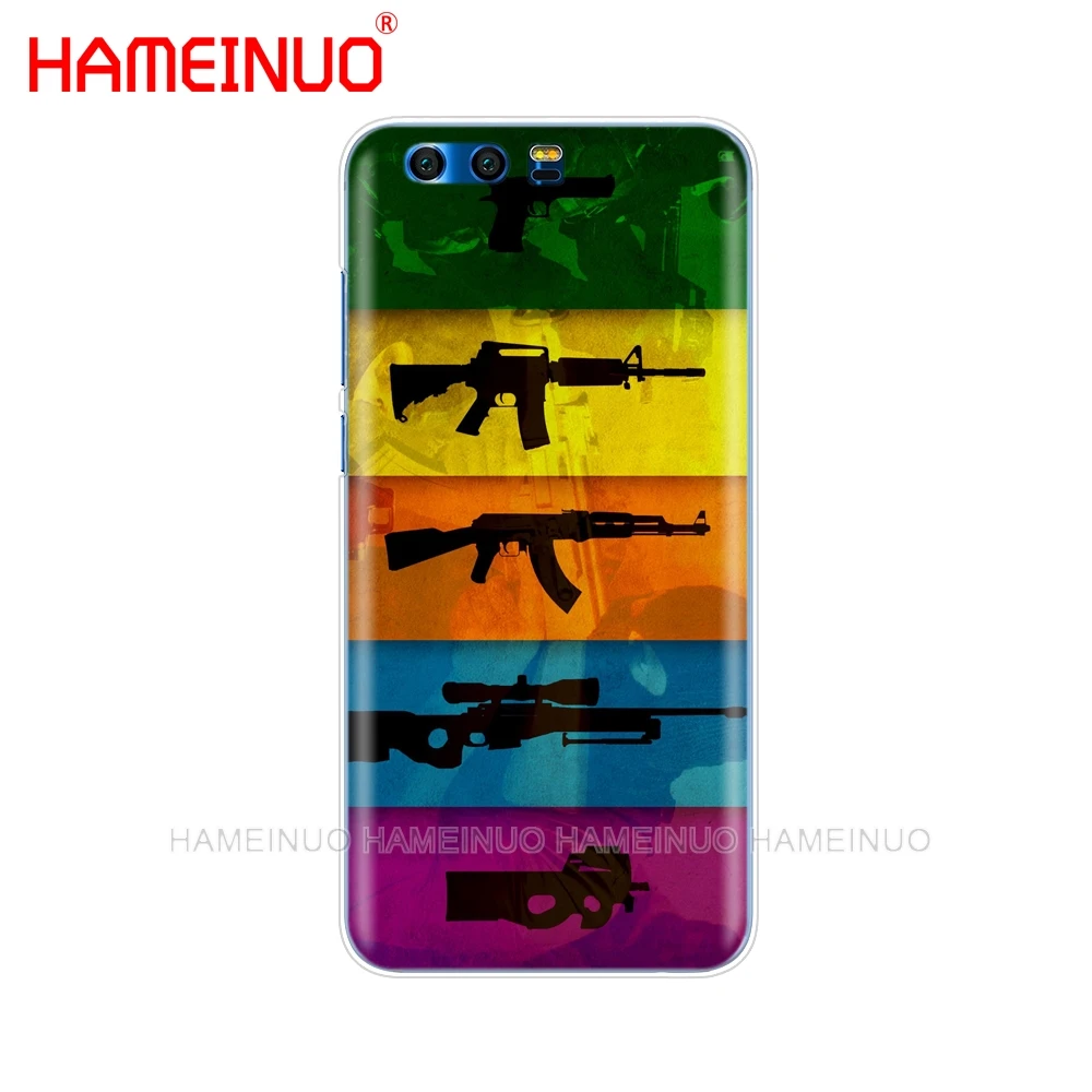 HAMEINUO Counter Strike CS GO и PUBG чехол для телефона Huawei Honor 10 V10 4A 5A 6A 7A 6C 6X 7X 8 9 LITE|Бамперы| |
