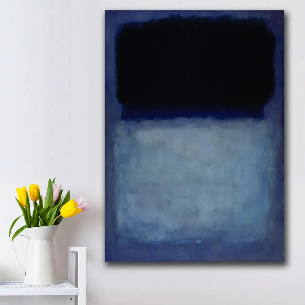 Картина на холсте зеленая рука от Nark Rothko домашнее украшение для гостиной картина