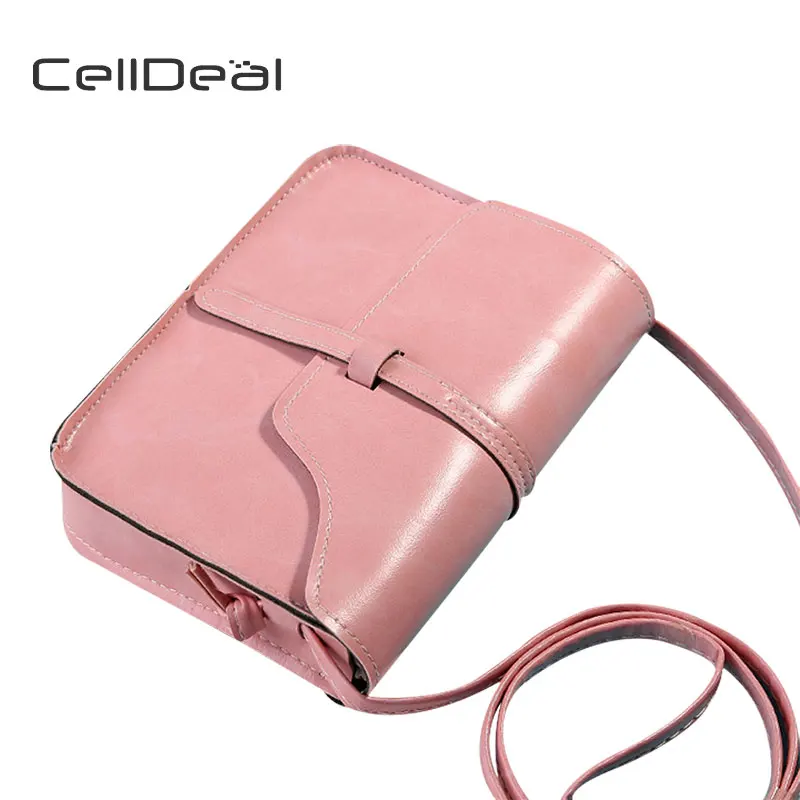 Celldeal новые модные женские туфли Crossbody Карамельный цвет Сумки на плечо милые