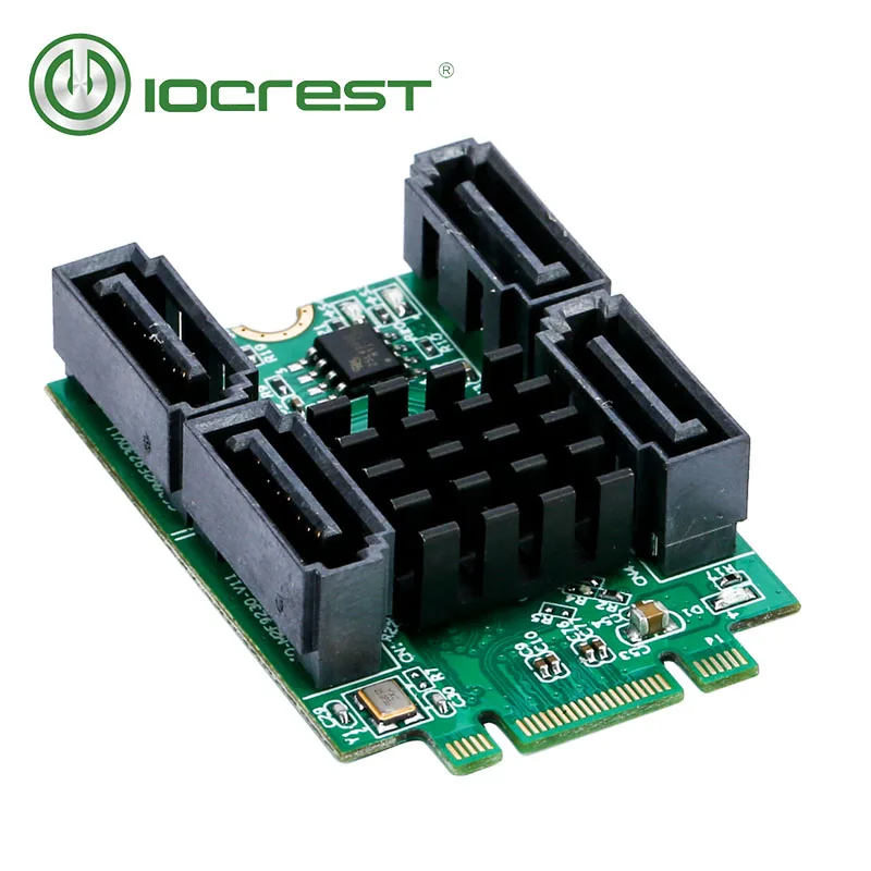 

IOCREST M.2(PCIe ) B + M слот для ключей к 4-портовому внутреннему адаптеру SATA 6G