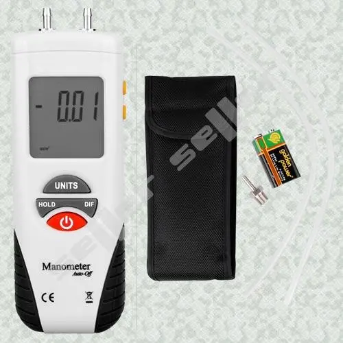 LCD Digital Manometer Differential Pressure Meter Gauge | Инструменты