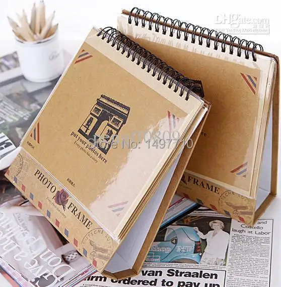 desk calendar desgin frame vintage Antique DIY PHOTO ALBUM Paper Crafts for baby wedding picture | Дом и сад
