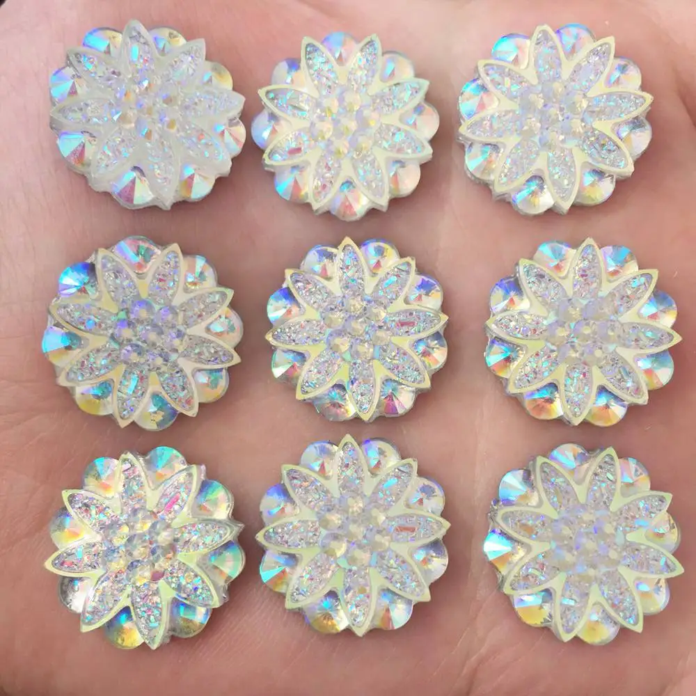 Новинка 20 шт. 18 мм Φ Стразы Flatback Свадебные Diy ремесла чехол для телефона украшение