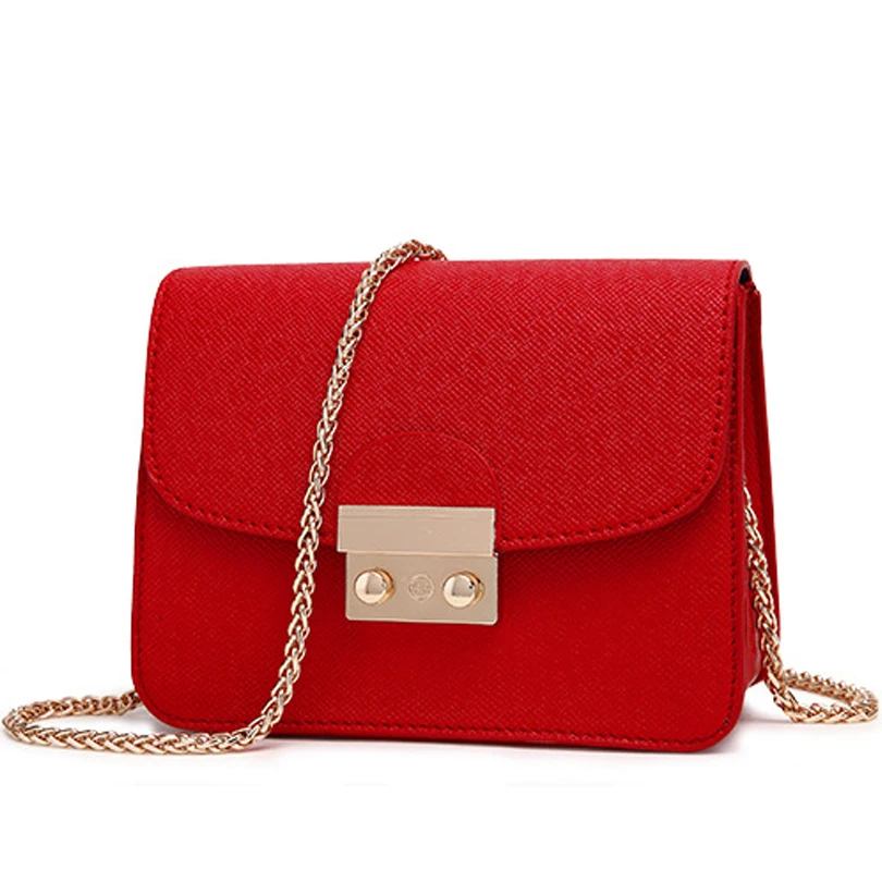 Женские мини-сумки LADSOUL хорошее качество маленькие сумки через плечо с цепочкой