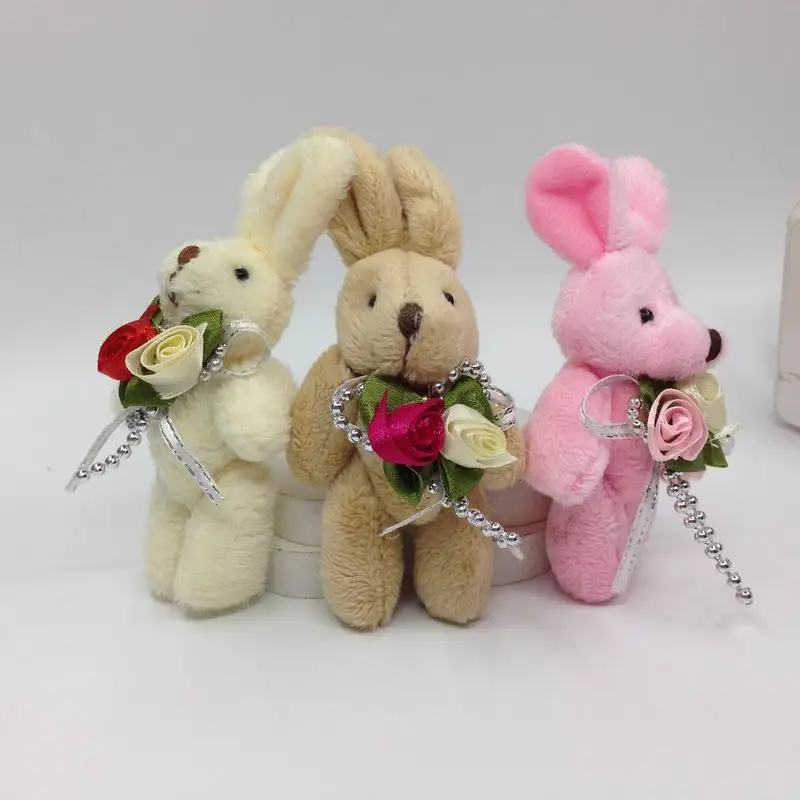 Плюшевая мини-кукла в виде зайчика 8 см комплекте 2 шт./лот | Игрушки и хобби