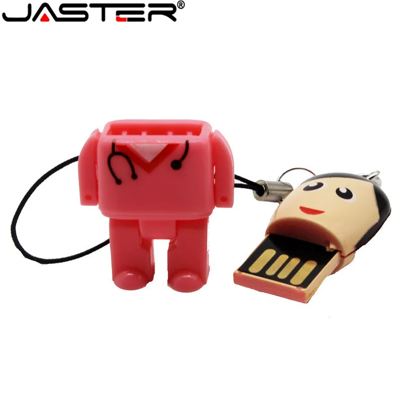 JASTER мини брелок врач медсестра карта памяти прекрасная Флешка 4 ГБ 8 16 32 usb флеш