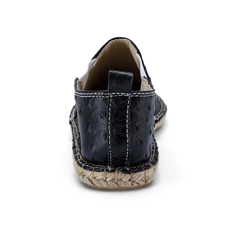 Мужская повседневная льняная обувь больших размеров летние мужские эспадрильи