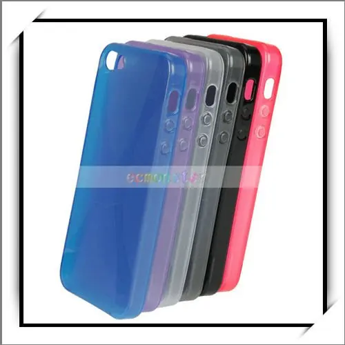 Free Shipping New X Shape TPU Cover Case for iPhone 5 Clear Good and High Quality 87007086 |