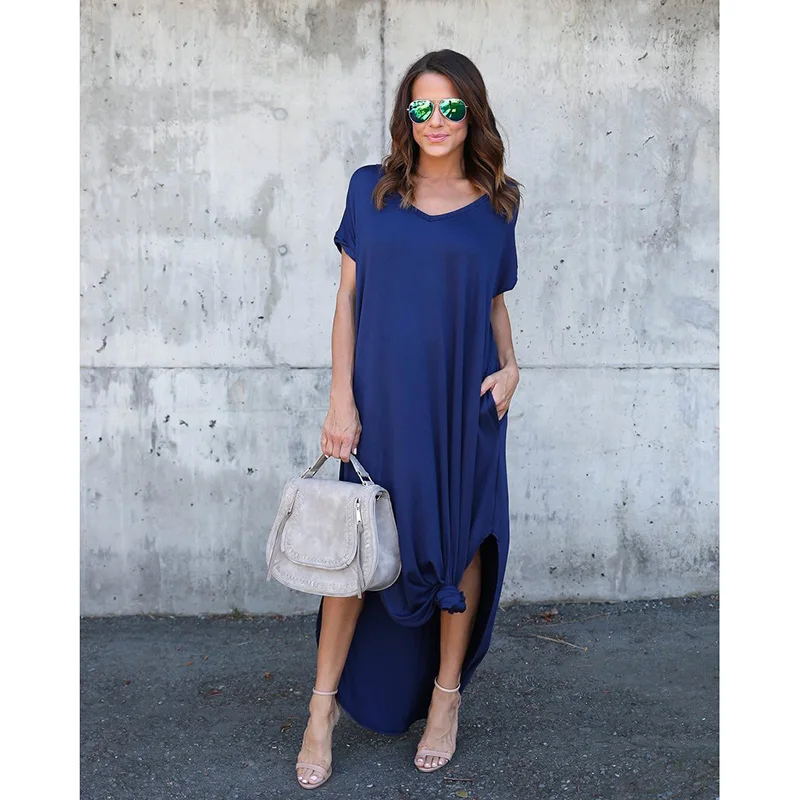 8 расцветок женское платье сексуальный летний сарафан для пляжа длинное Для