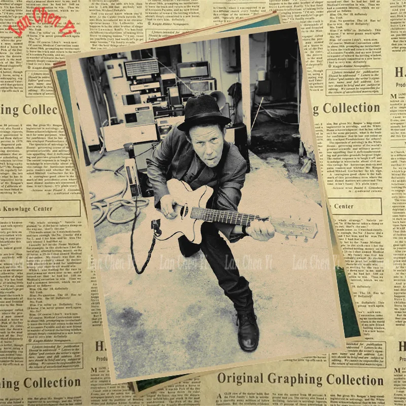 Tom Waits Band Music крафт бумага постер для бара/кафе ретро Декор картина Наклейка на